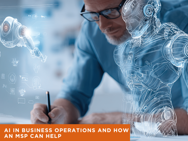 AI integration concept with data analytics and digital connections representing business innovation